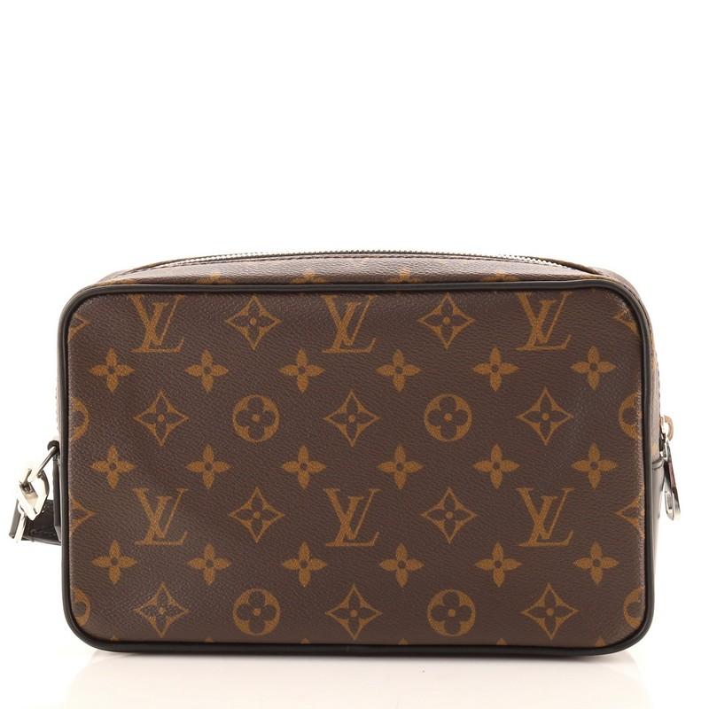 Louis Vuitton Kasai Clutch in tela Macassar Monogram In condizioni buone a NY, NY