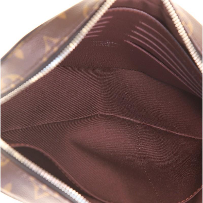 Louis Vuitton Kasai Clutch in tela Macassar Monogram 1