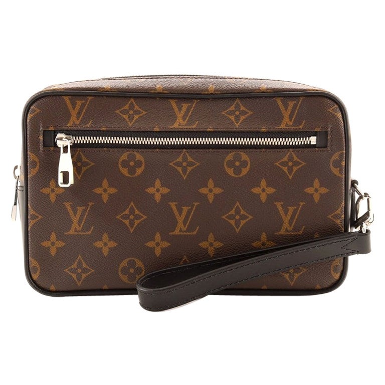 Louis Vuitton Kasai Clutch Macassar Monogram Canvas