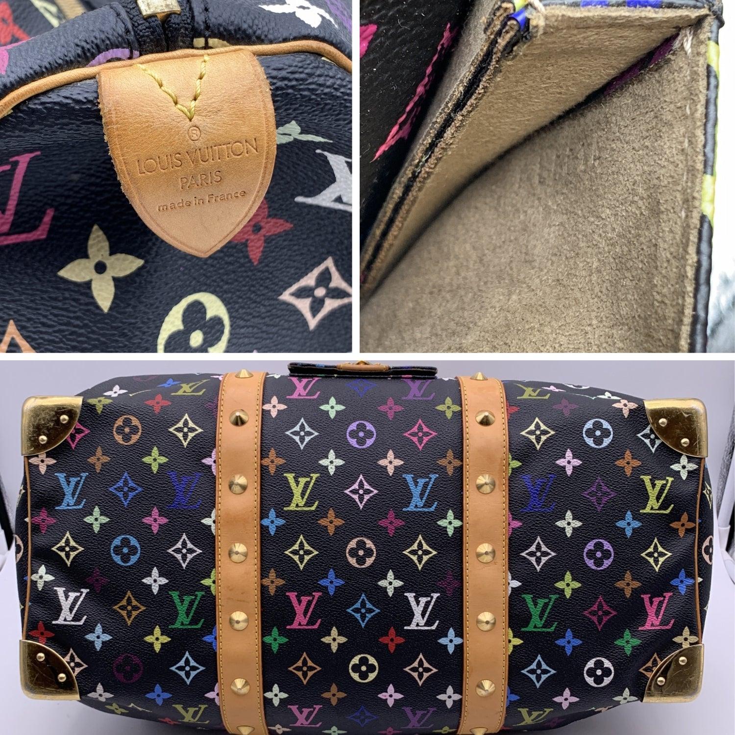 Women's or Men's Louis Vuitton Keepall 45 Takashi Murakami Multicolor Travel Bag M92640