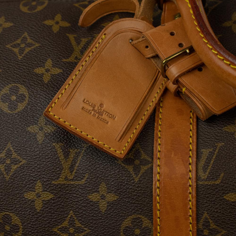 Women's LOUIS VUITTON, Keepall 45 Vintage in brown canvas For Sale