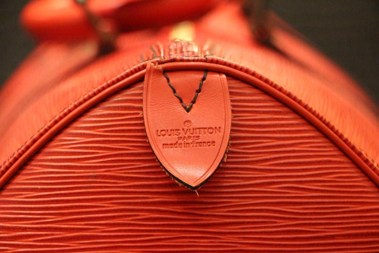 Louis Vuitton Keepall Bandoulière 50 Red Vermillon EPI