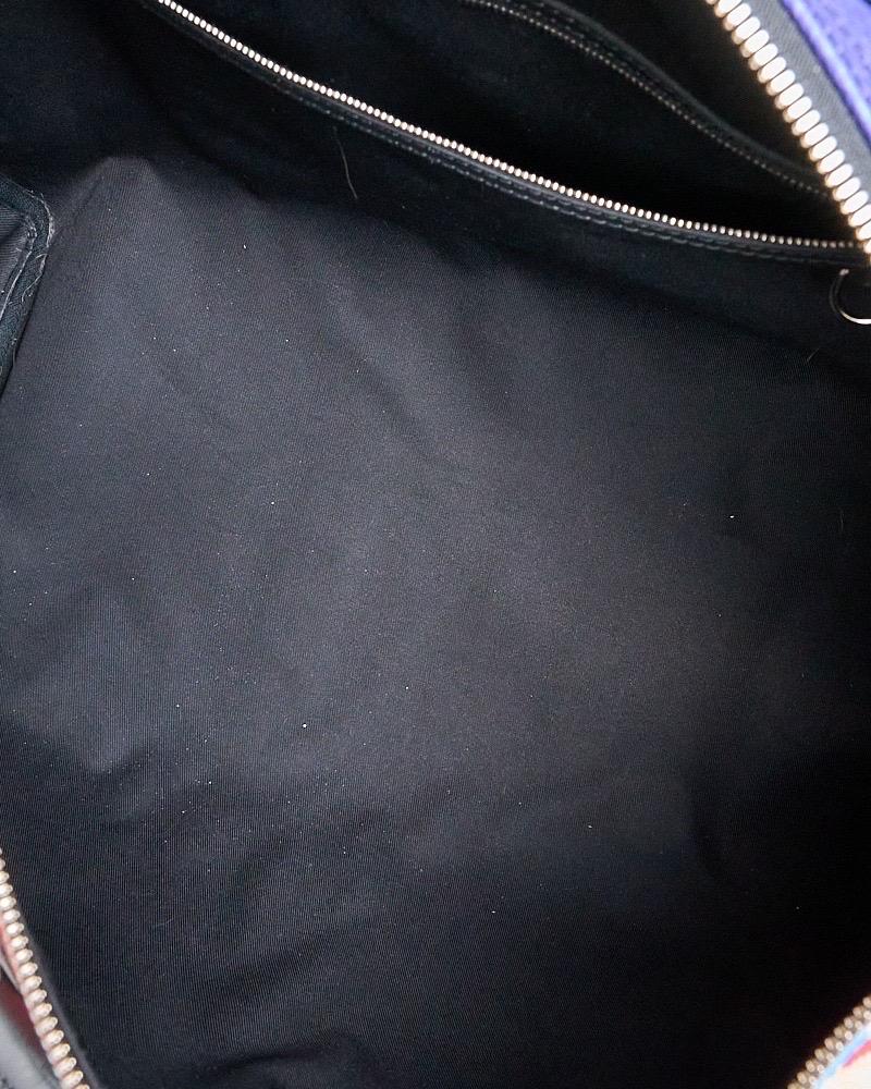 Louis Vuitton Keepall 50 Bandouliere Damier Graphite 3D Multicolor im Angebot 13