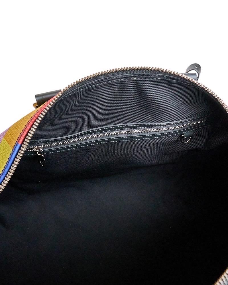 Louis Vuitton Keepall 50 Bandouliere Damier Graphite 3D Multicolor im Angebot 15