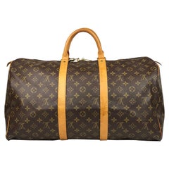 Louis Vuitton Keepall 50 Canvas Weekend Bag