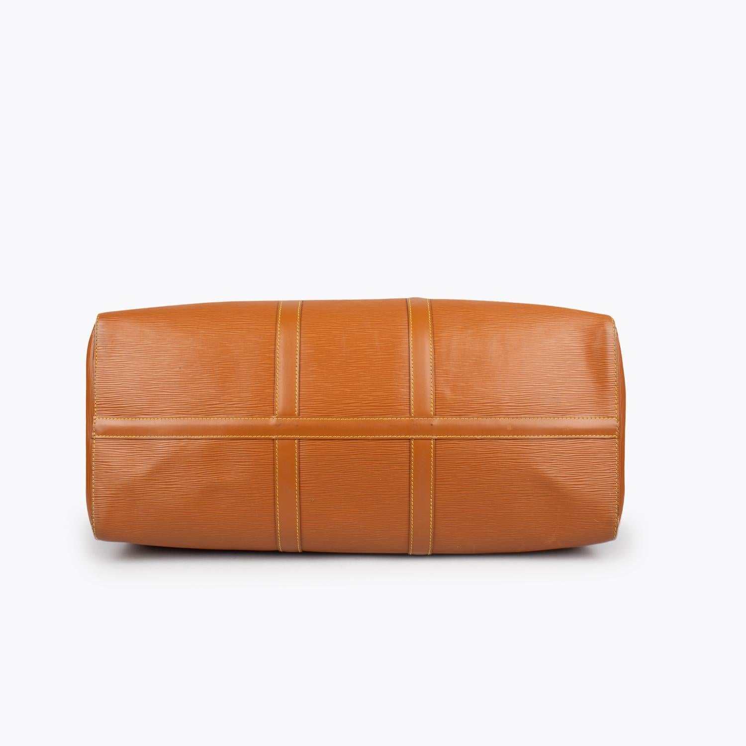 Louis Vuitton Keepall 50 Epi Bag For Sale 1