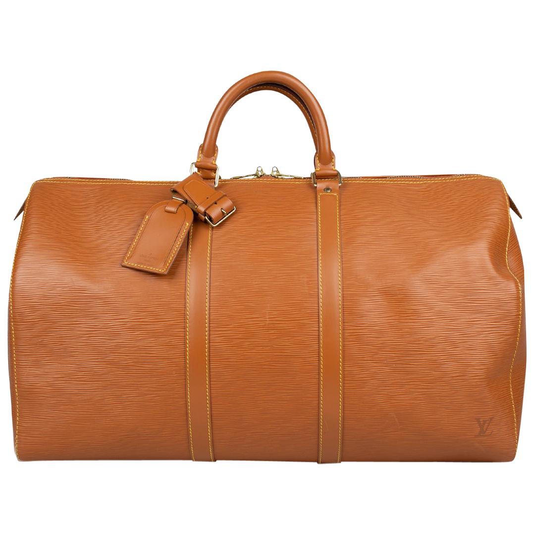 Louis Vuitton Keepall 50 Epi Bag For Sale