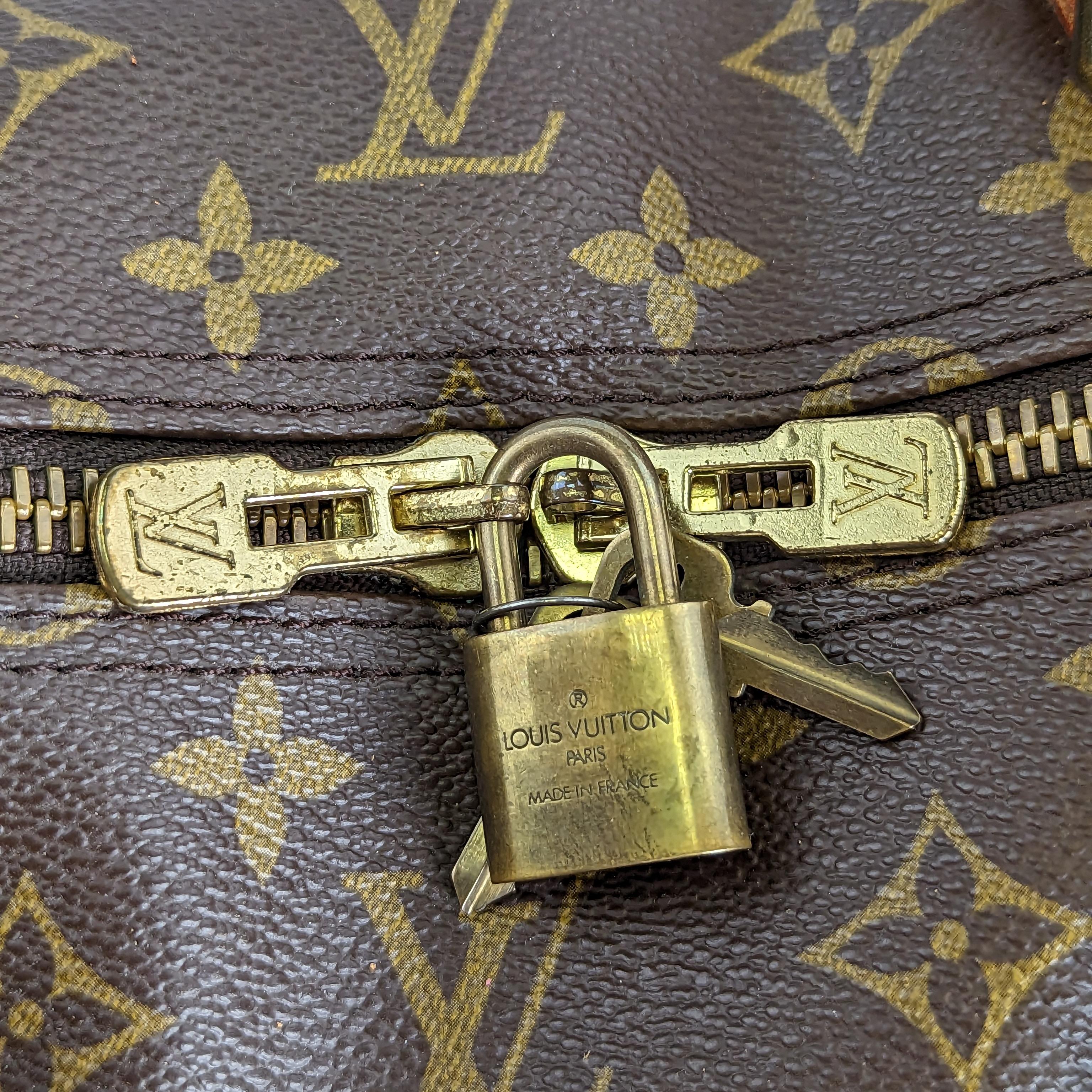 Louis Vuitton Keepall 50 leather  bag For Sale 7