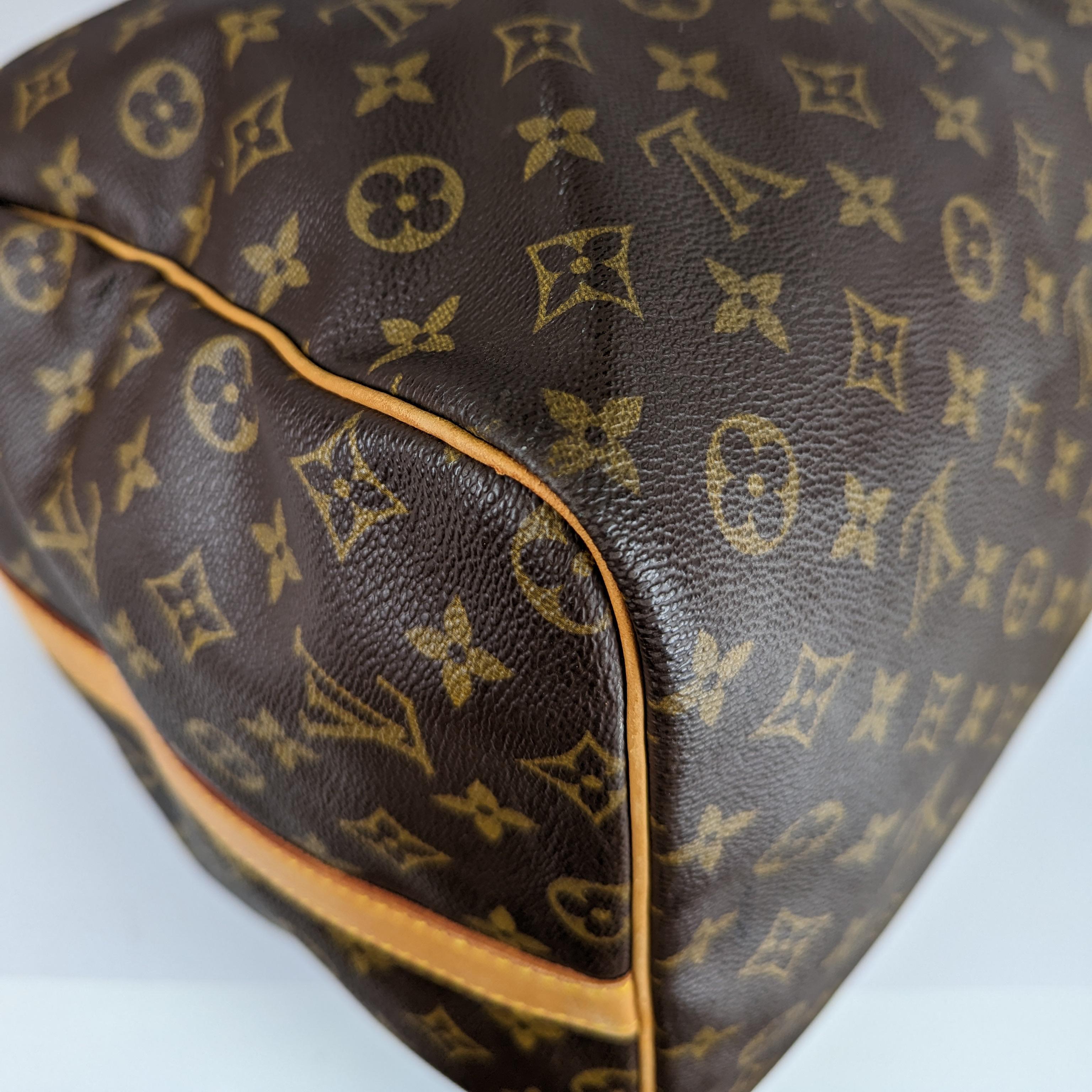 Louis Vuitton Keepall 50 leather  bag For Sale 16