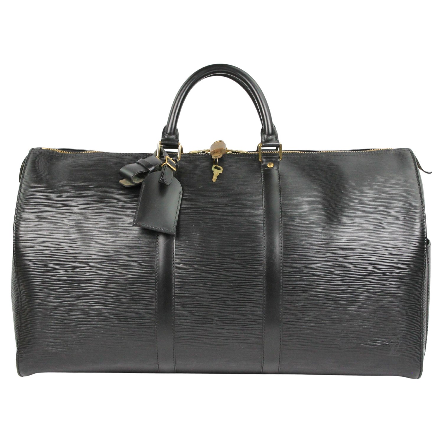 Louis Vuitton Keepall epi leather 24h bag For Sale at 1stDibs