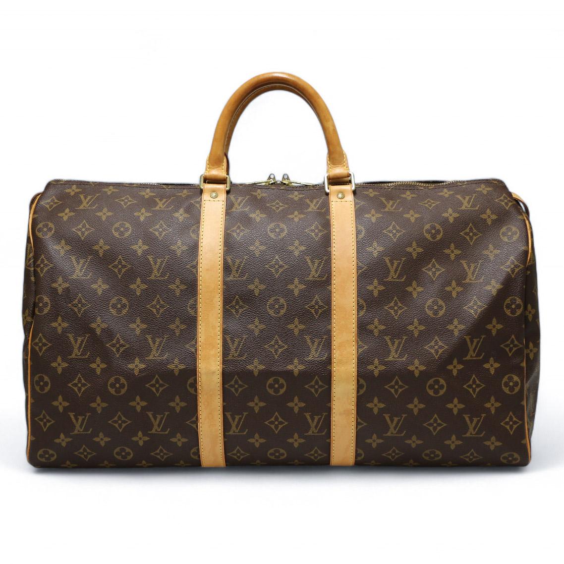 Iconic brown Keepall 50 Monogram Louis Vuitton
Condition: very good
Made in France
Model: Keepall 50
Gender: unisex
Material: Monogram coated canvas, natural cowhide
Interior: brown textile
Color: brown
Dimensions: 50 x 29 x 23 cm
Serial number: