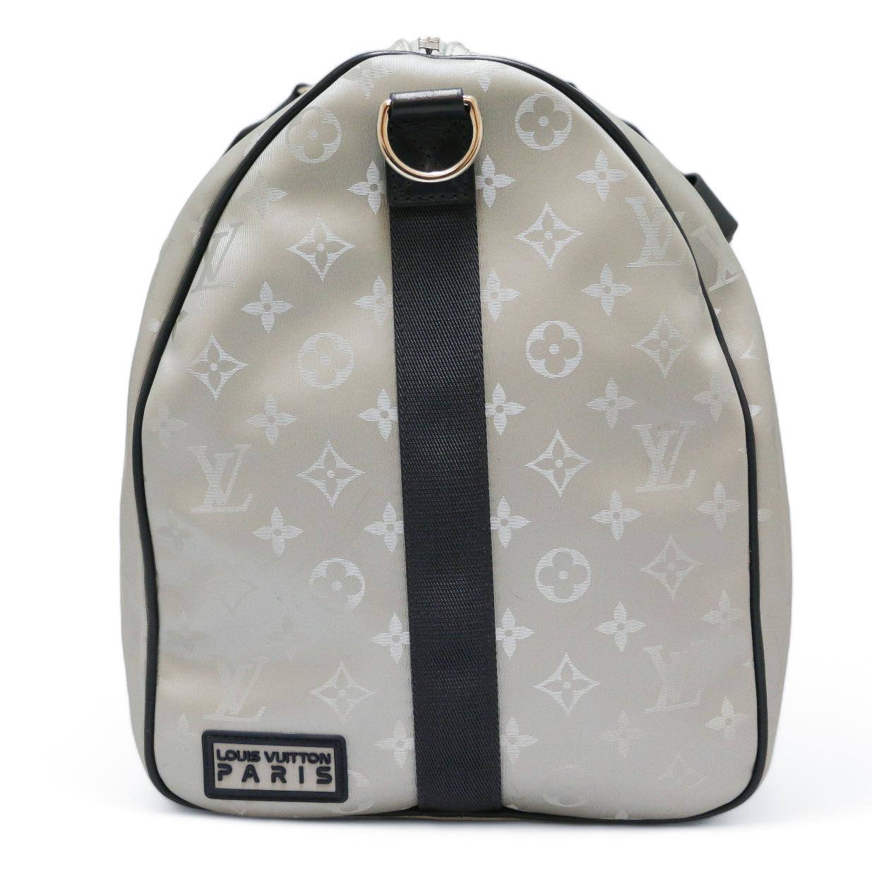 Gray Louis Vuitton Keepall 50 Satellite For Sale