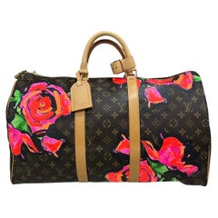Louis Vuitton Keepall 50 Stephen Sprouse Roses L.E. Borsone da Viaggio