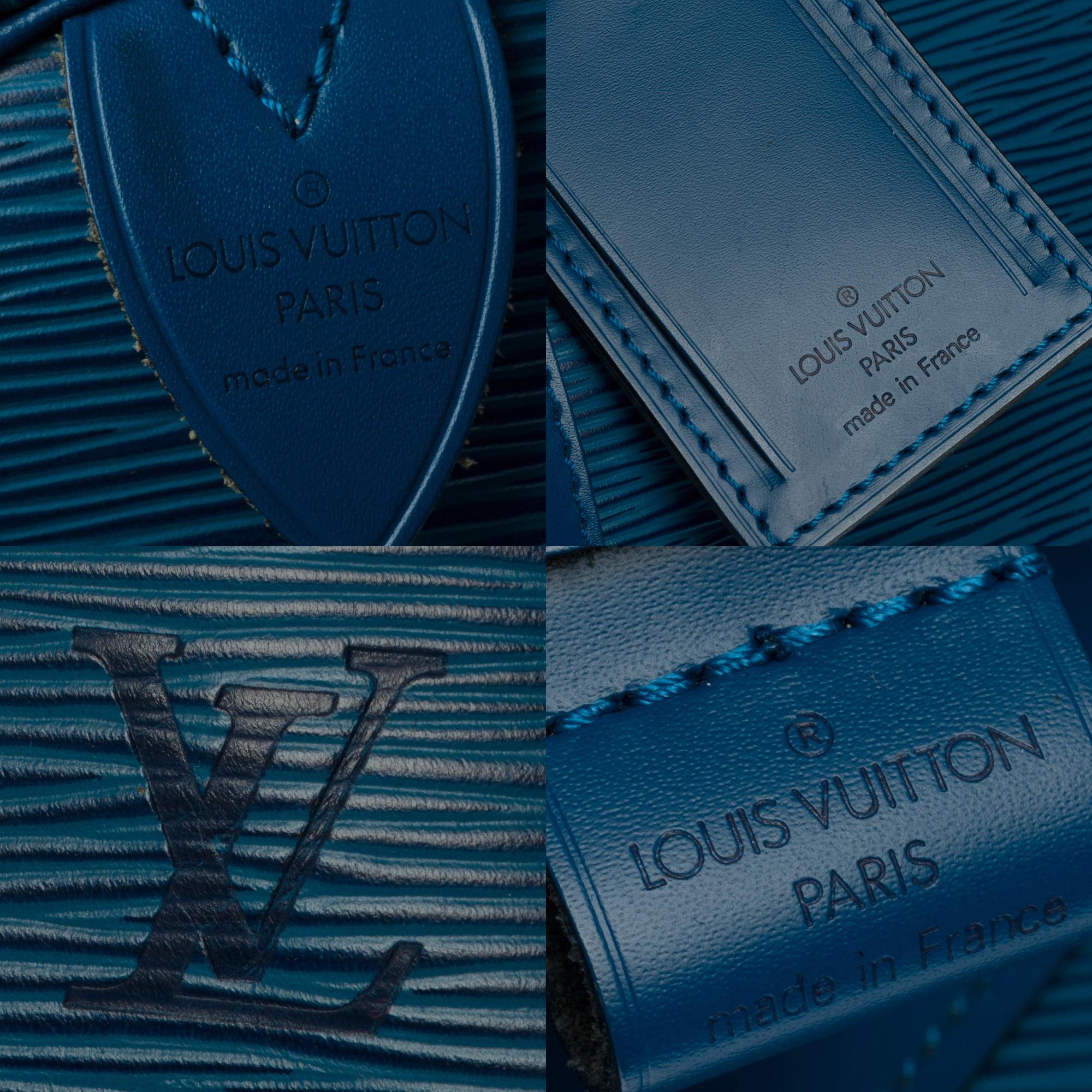 louis vuitton keepall blue