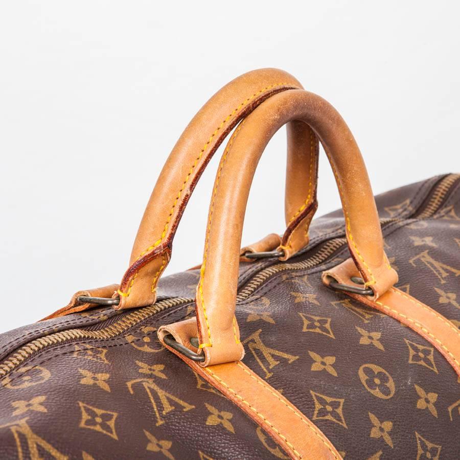  Louis Vuitton Keepall 50 Vintage Bag in Brown Monogram Canvas 4