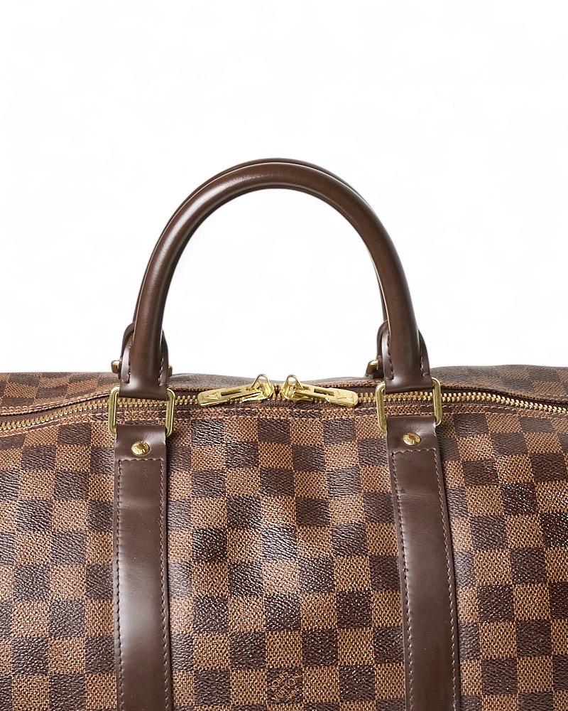 Louis Vuitton Keepall 55 Bandouliere Damier Ebene im Angebot 5