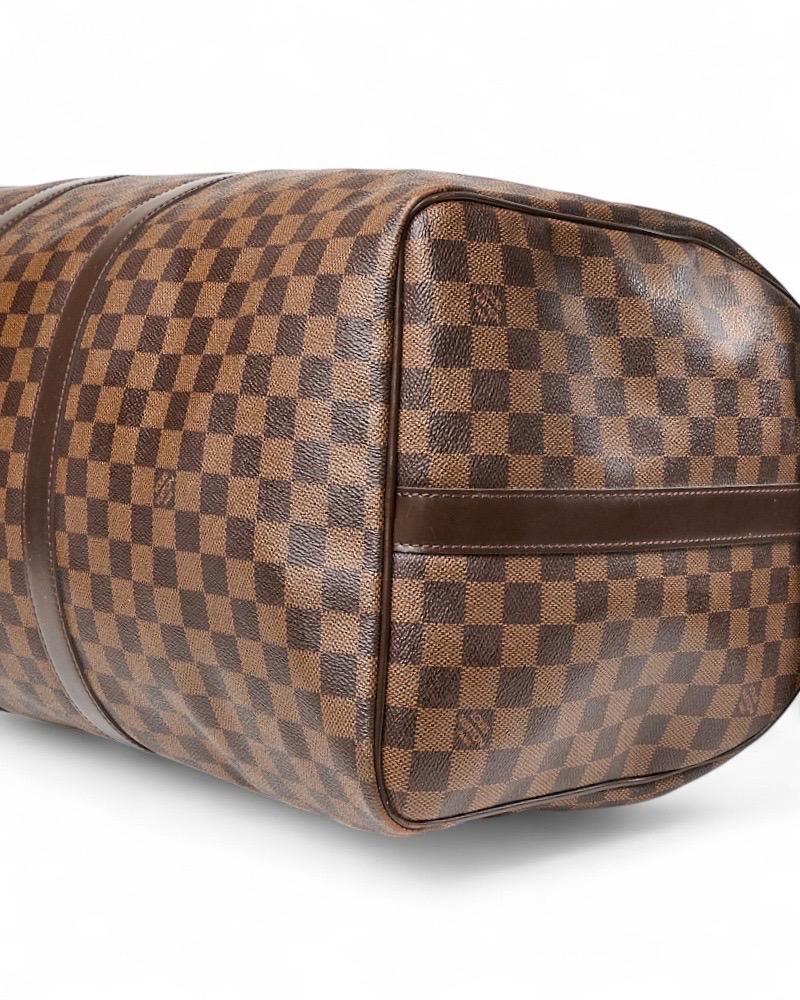 Louis Vuitton Keepall 55 Bandouliere Damier Ebene im Angebot 3