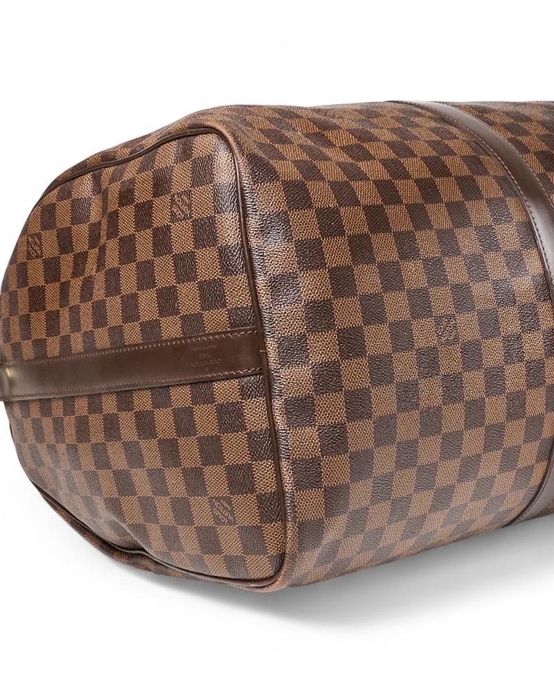 Louis Vuitton Keepall 55 Bandouliere Damier Ebene im Angebot 4