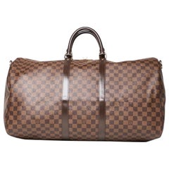 Louis Vuitton Keepall 55 Bandouliere Damier Ebene