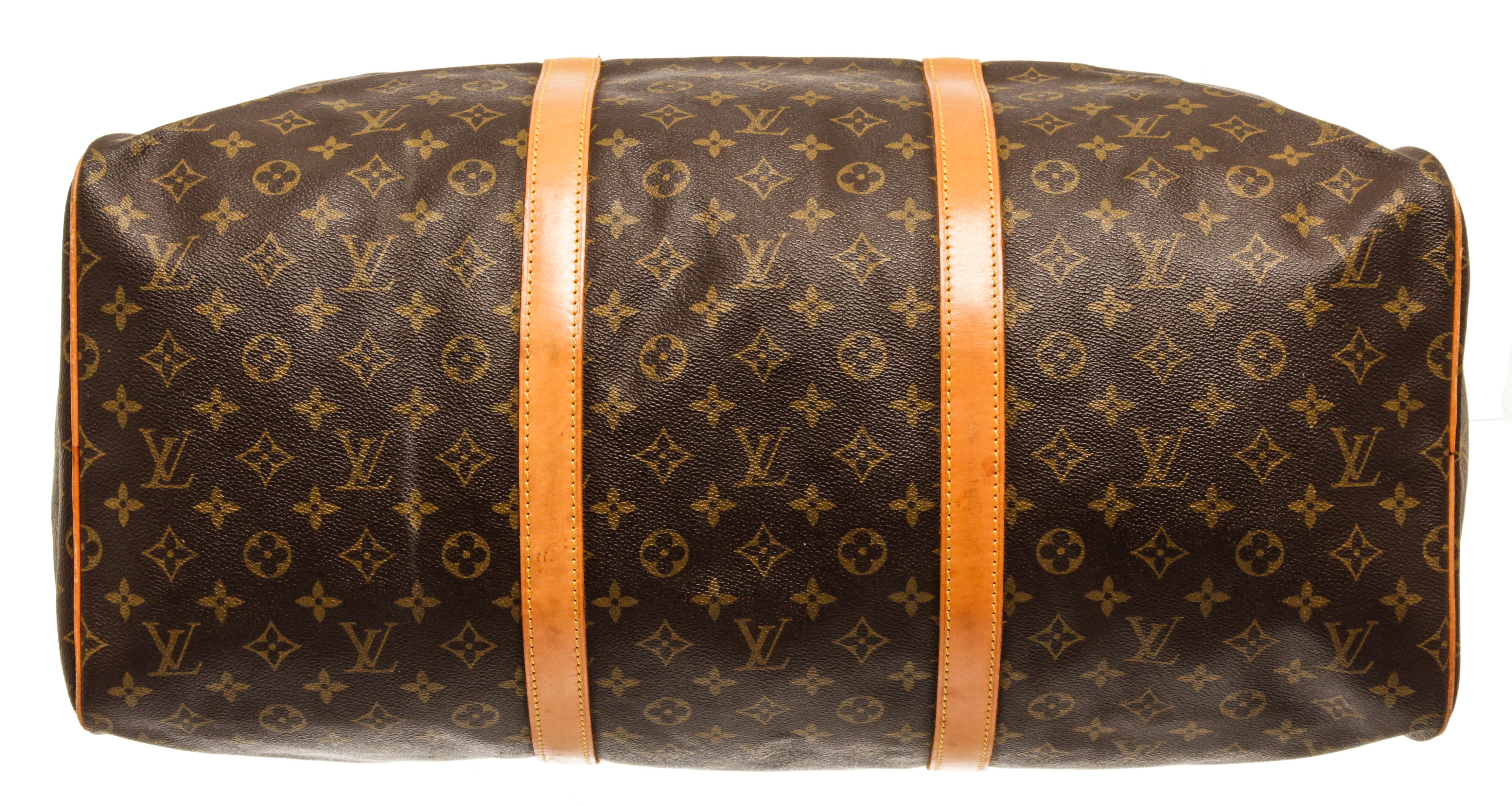 Louis Vuitton Keepall 55 cm Duffel Bag In Good Condition In Irvine, CA