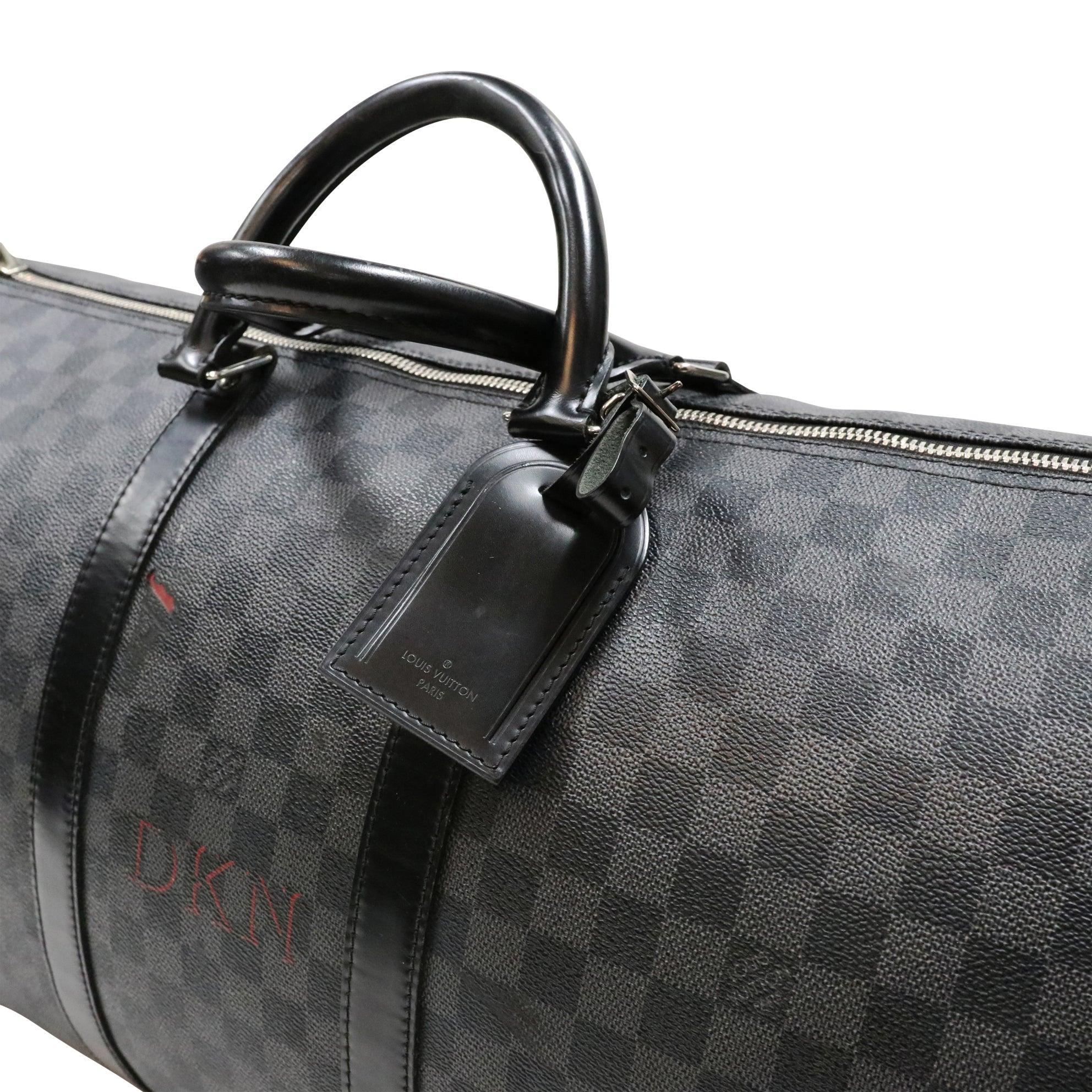Louis Vuitton Keepall 55 Damier Graphite Travel Bag LV-B1017P-A001 1