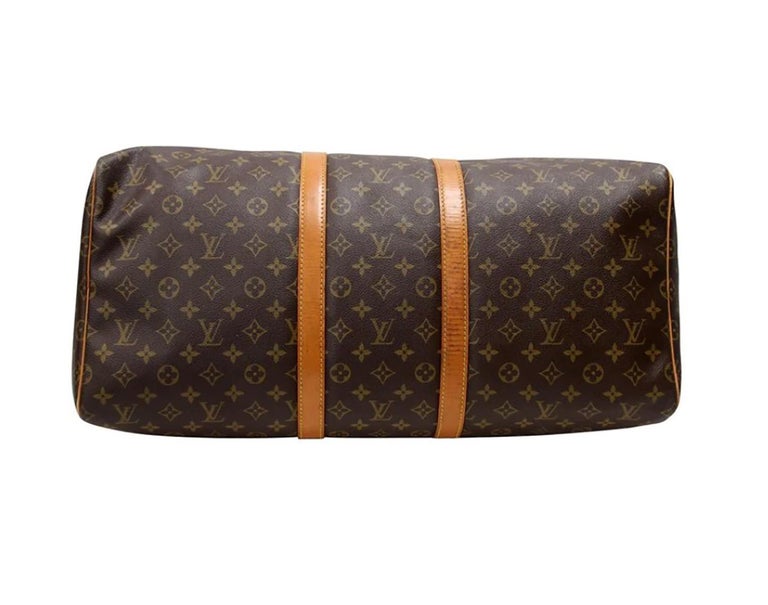 Louis Vuitton Keepall 55 Monogram Canvas Travel Bag LV-0829N-0002 In Good Condition For Sale In Downey, CA