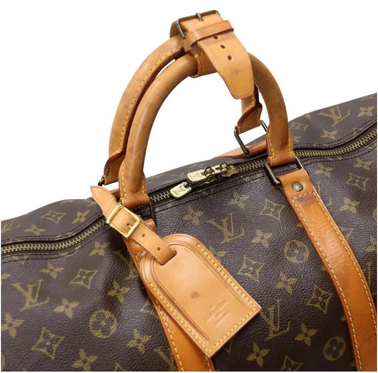 Louis Vuitton Keepall 55 Monogram Canvas Travel Bag LV-0829N-0002 For Sale 1