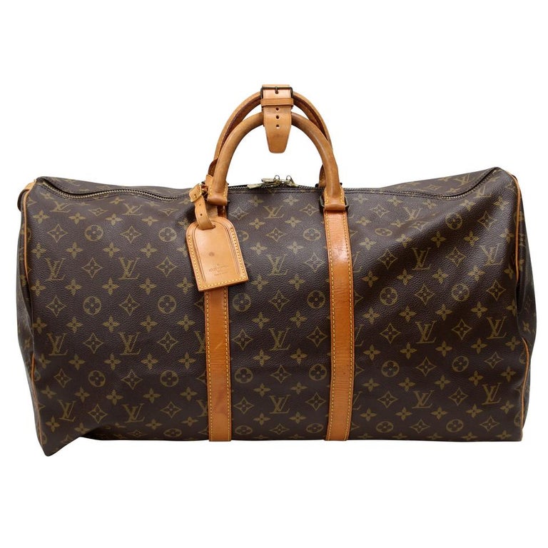 Louis Vuitton Keepall 55 Monogram Canvas Travel Bag LV-0829N-0002 For Sale