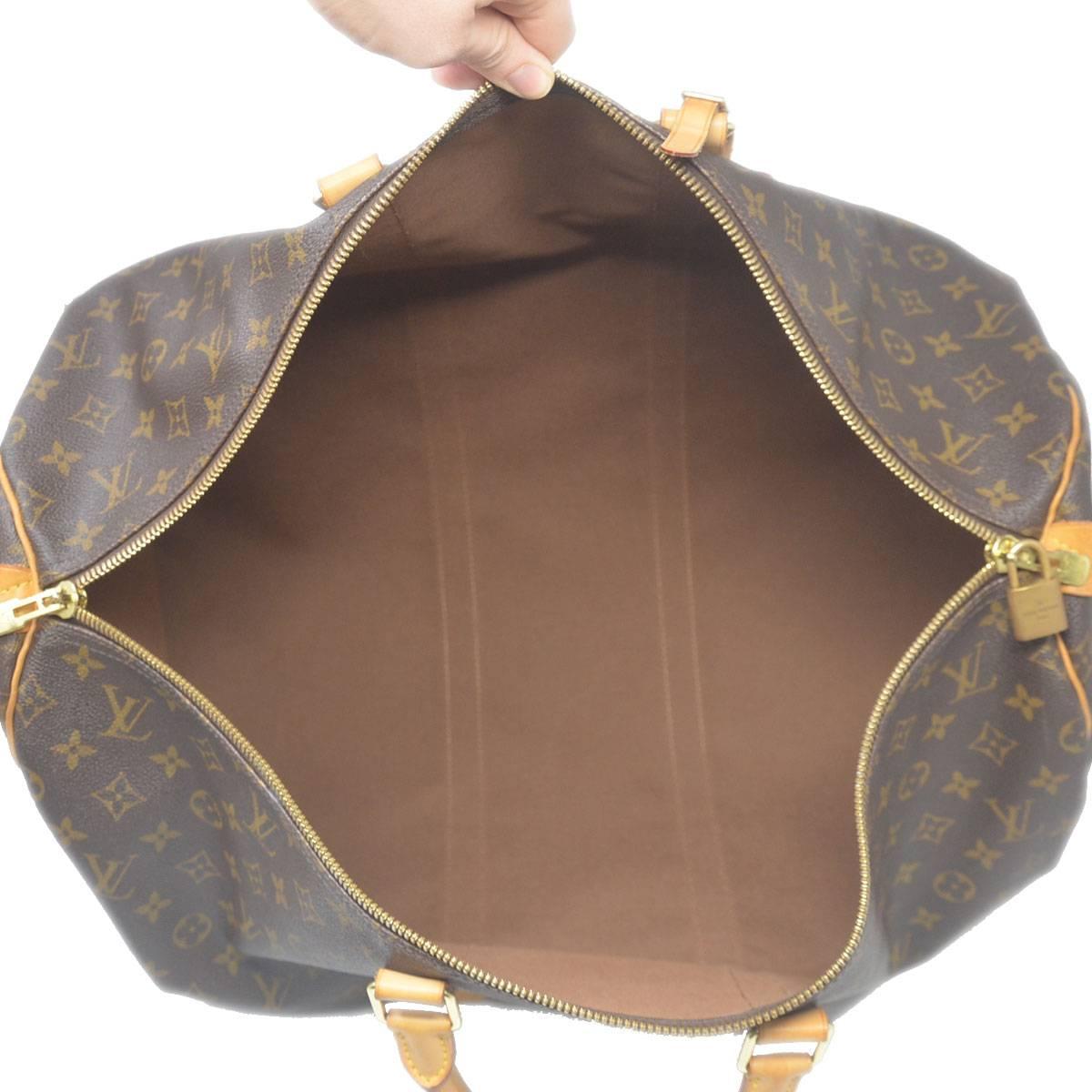 Louis Vuitton Keepall 55 Monogram Duffle Bag 6