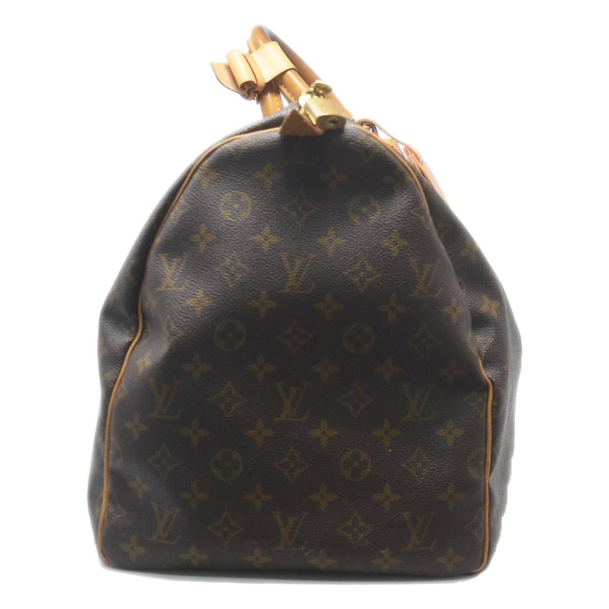 Louis Vuitton Keepall 55 Monogram Duffle Bag In Excellent Condition In Boca Raton, FL