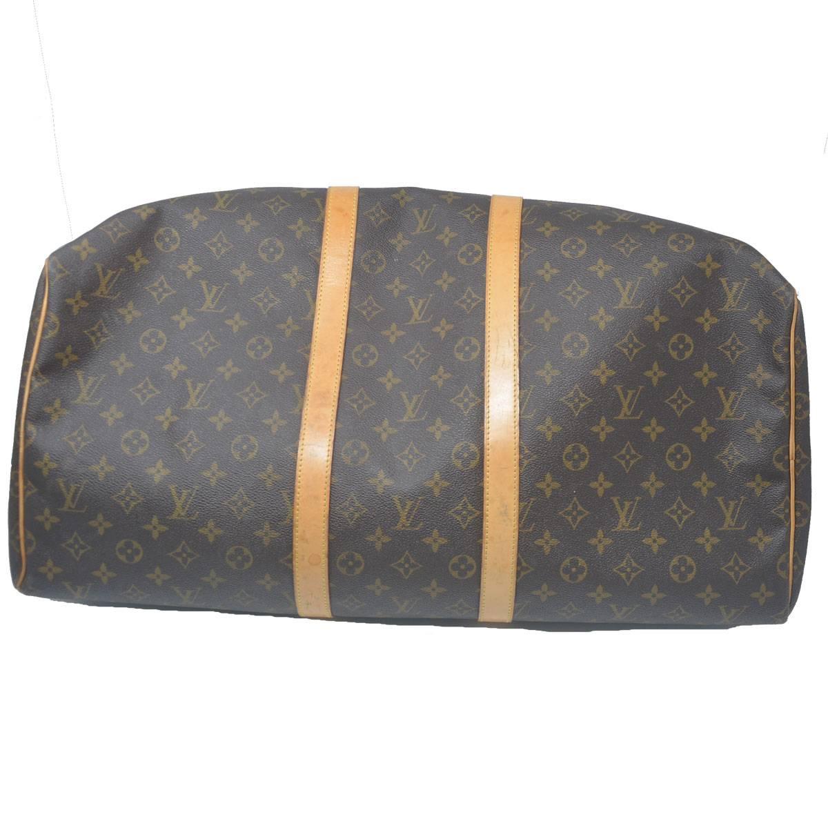 Louis Vuitton Keepall 55 Monogram Duffle Bag 1