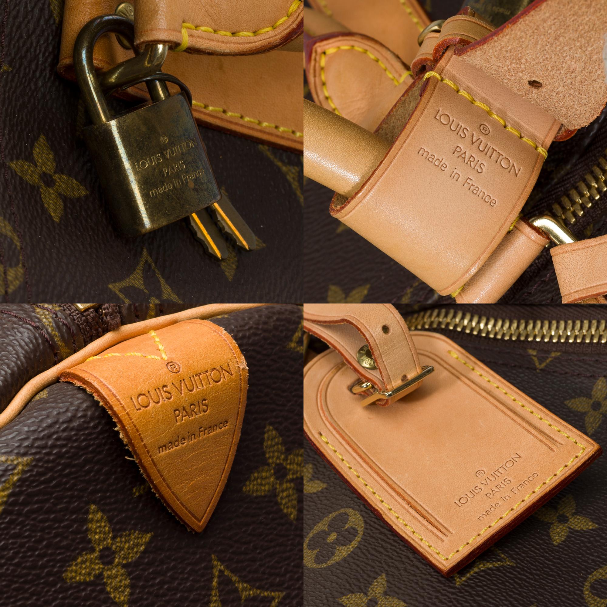 Louis Vuitton Keepall 55 Travel bag in brown Monogram canvas , GHW 1