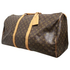 Used Louis Vuitton Keepall 60 in monogram canvas