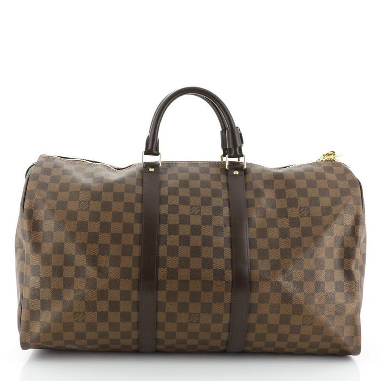 Louis Vuitton Keepall Bag Damier 50 For Sale at 1stdibs