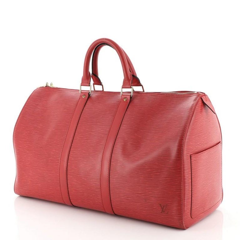 Louis Vuitton Keepall Bag Epi Leather 45 For Sale at 1stdibs