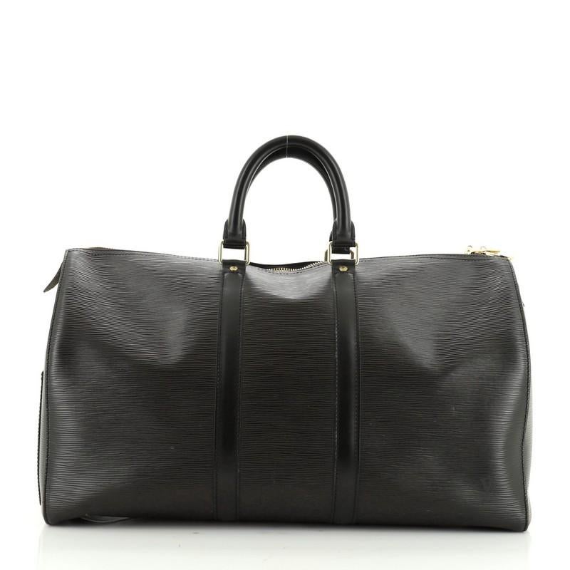 Louis Vuitton Keepall Bag Epi Leather 45  In Good Condition In NY, NY