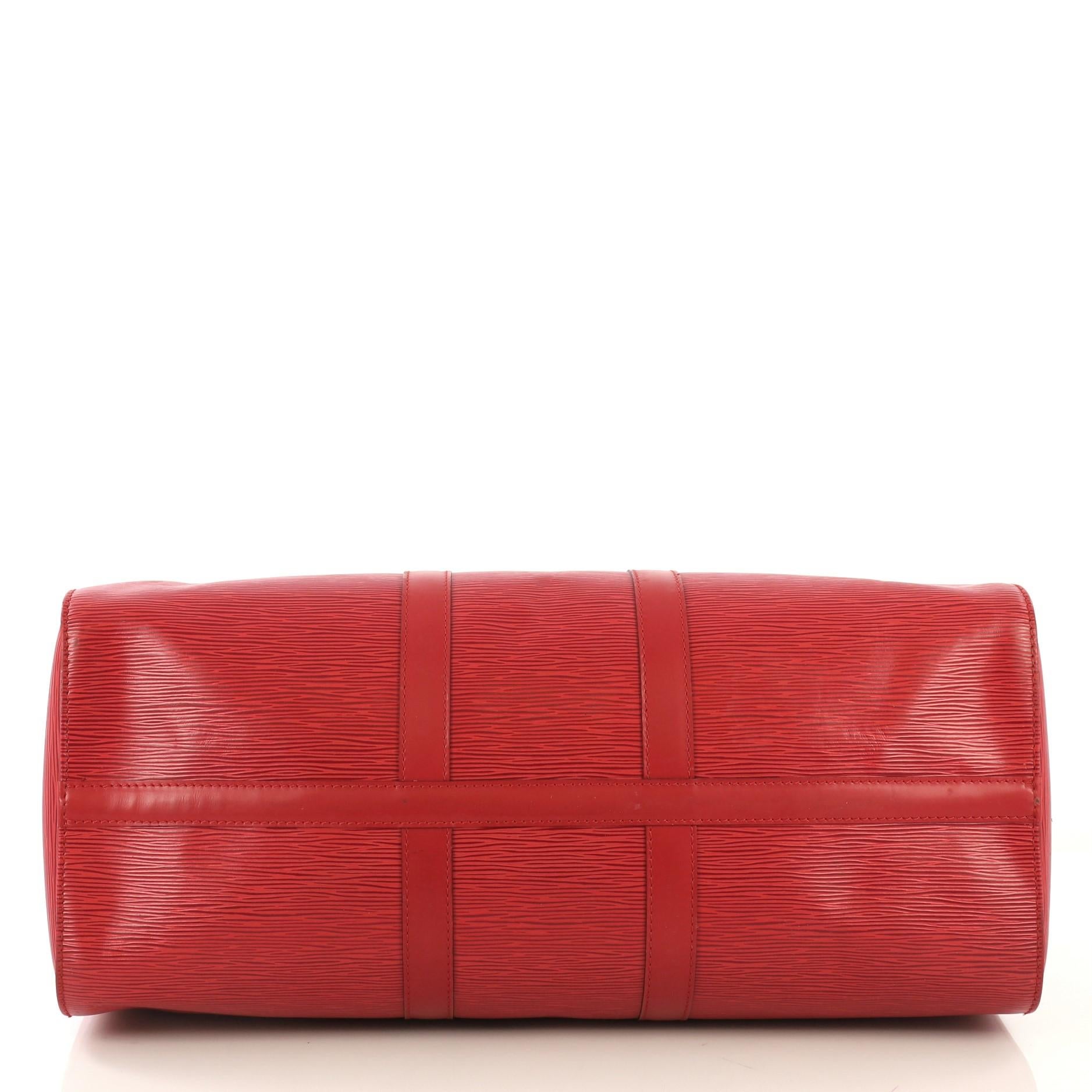 Women's or Men's Louis Vuitton Keepall Bag Epi Leather 45