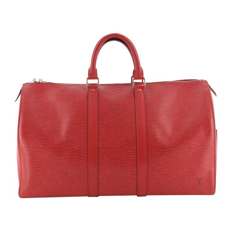 Louis Vuitton Keepall Bag Epi Leather 45 For Sale at 1stdibs