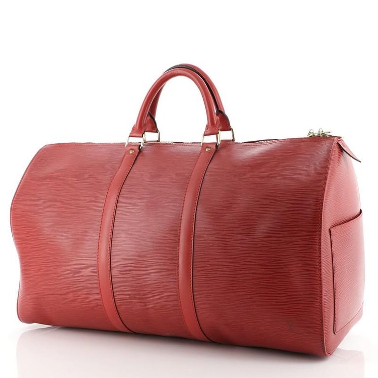 Louis Vuitton Keepall Bag Epi Leather 50 For Sale at 1stDibs