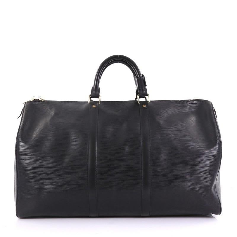 Louis Vuitton Keepall Bag Epi Leather 50 In Good Condition In NY, NY