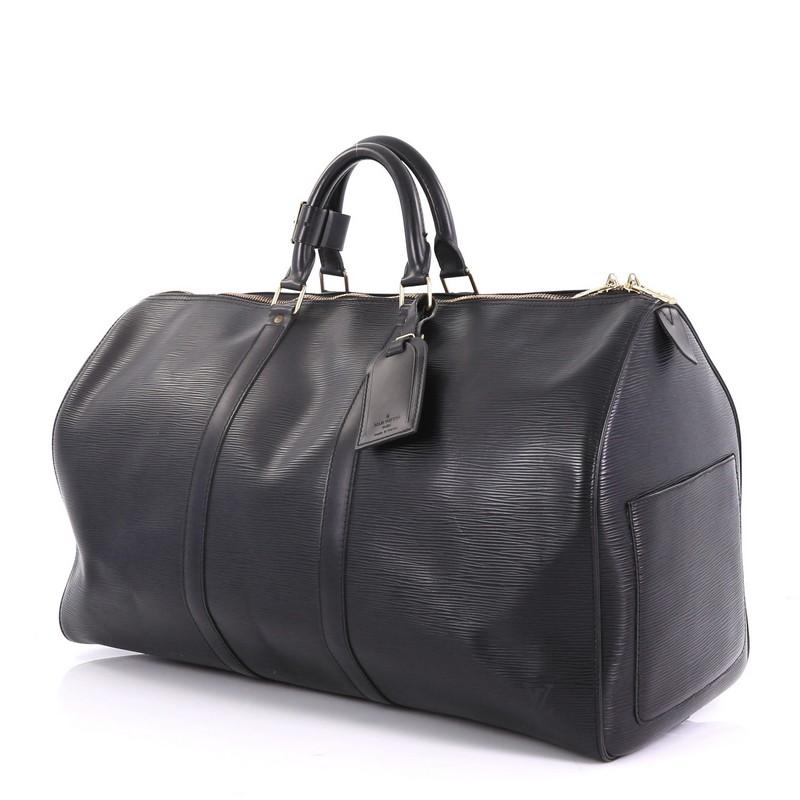 Louis Vuitton Keepall Bag Epi Leather 50 2