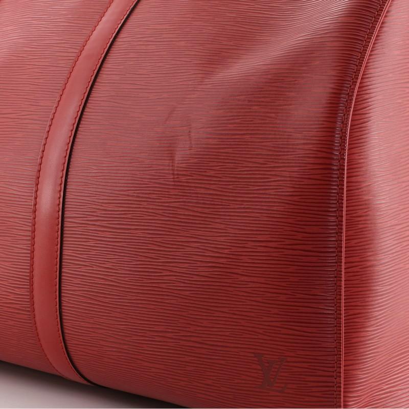 Louis Vuitton Keepall Bag Epi Leather 55 3