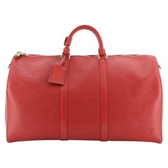 Louis Vuitton Keepall Bag Epi Leather 55