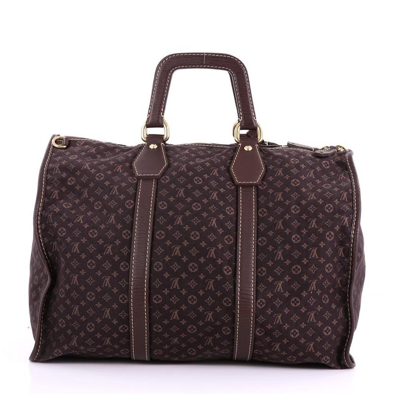 Louis Vuitton Keepall Bag Limited Edition Initiales Mini Lin In Good Condition In NY, NY