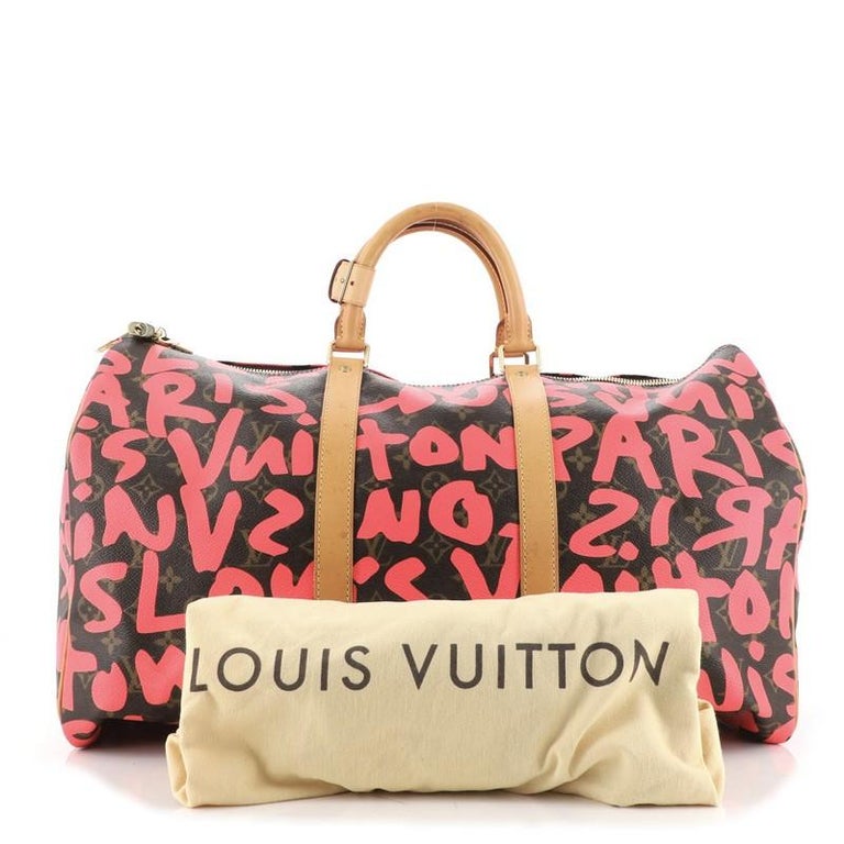 Louis Vuitton Vintage Graffiti Keepall 50 – All The Best Vintage