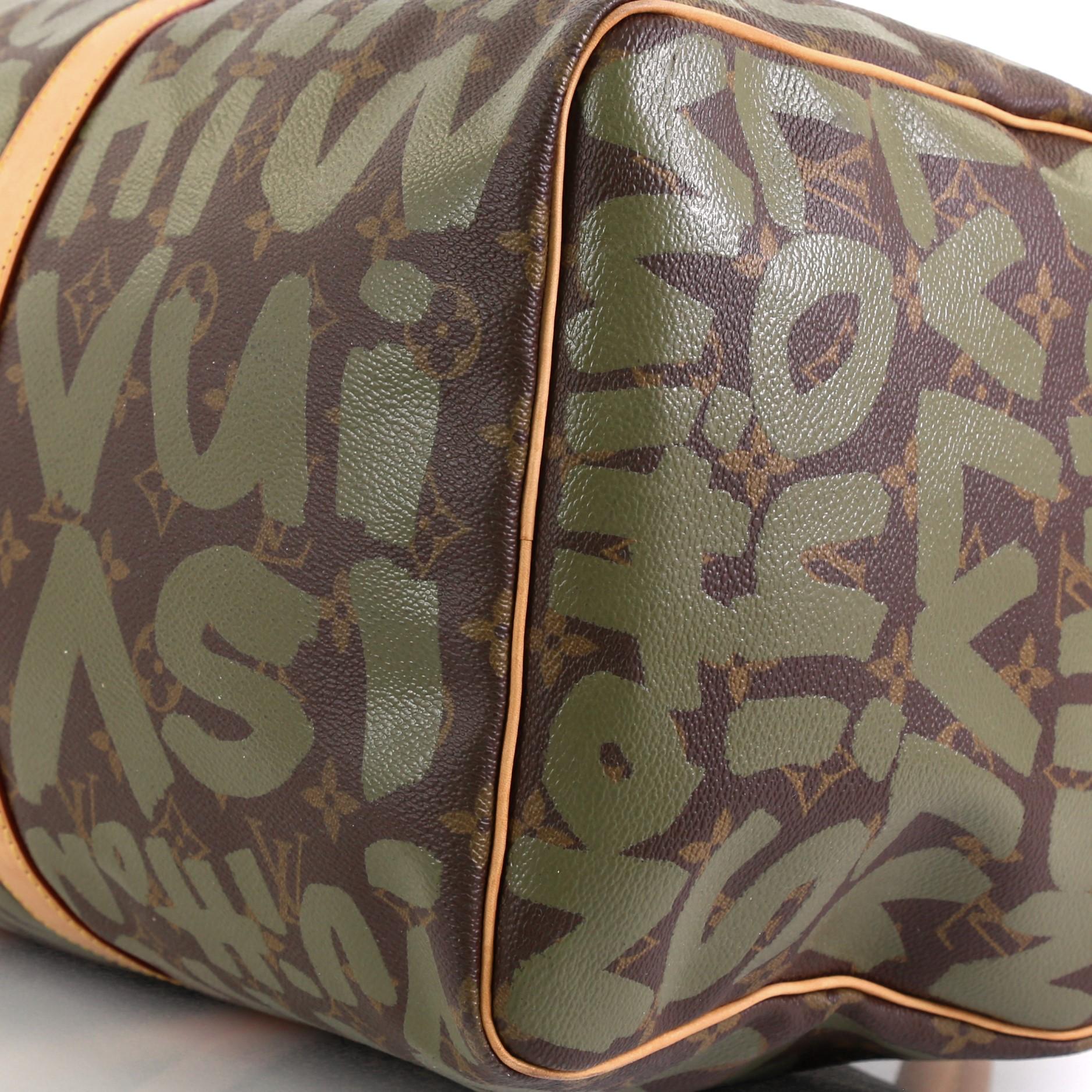 Louis Vuitton Keepall Bag Limited Edition Monogram Graffiti 50 2
