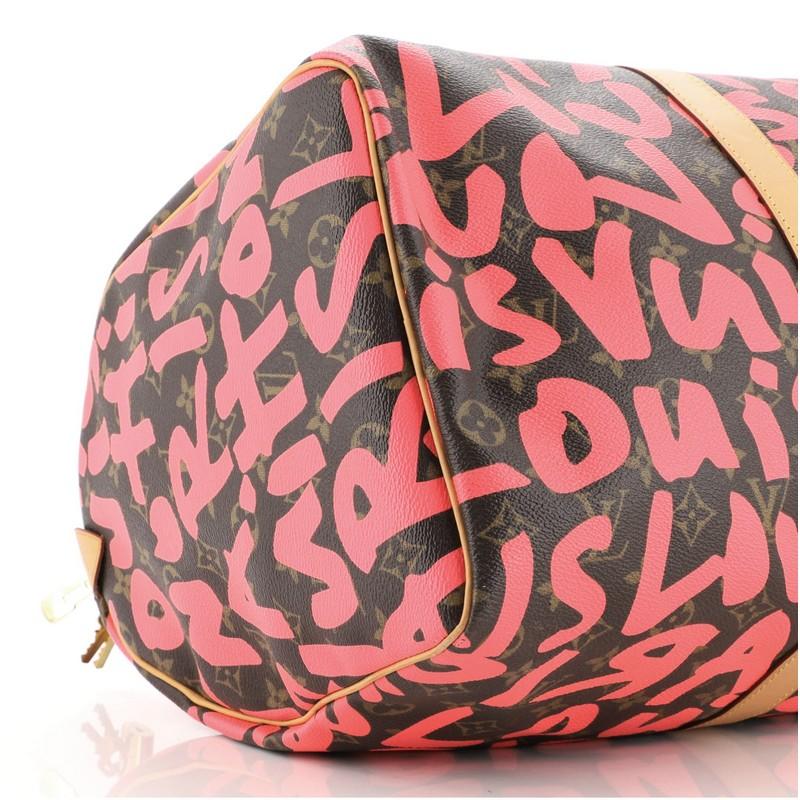 Louis Vuitton Keepall Bag Limited Edition Monogram Graffiti 50 In Good Condition In NY, NY