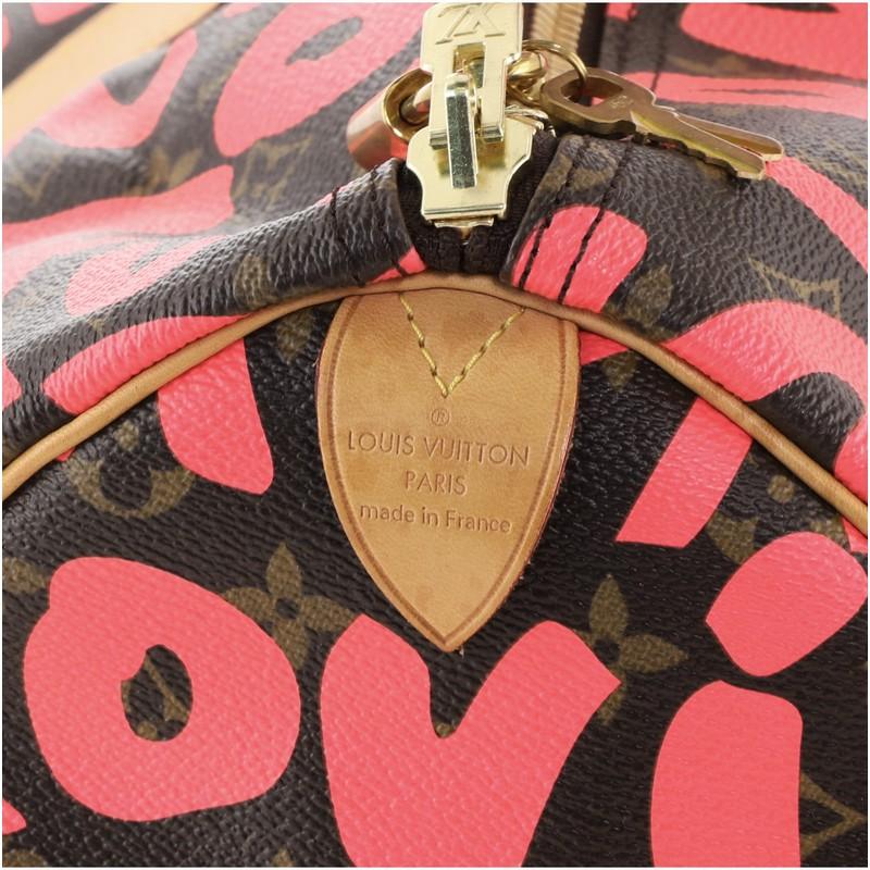 Louis Vuitton Keepall Bag Limited Edition Monogram Graffiti 50 1