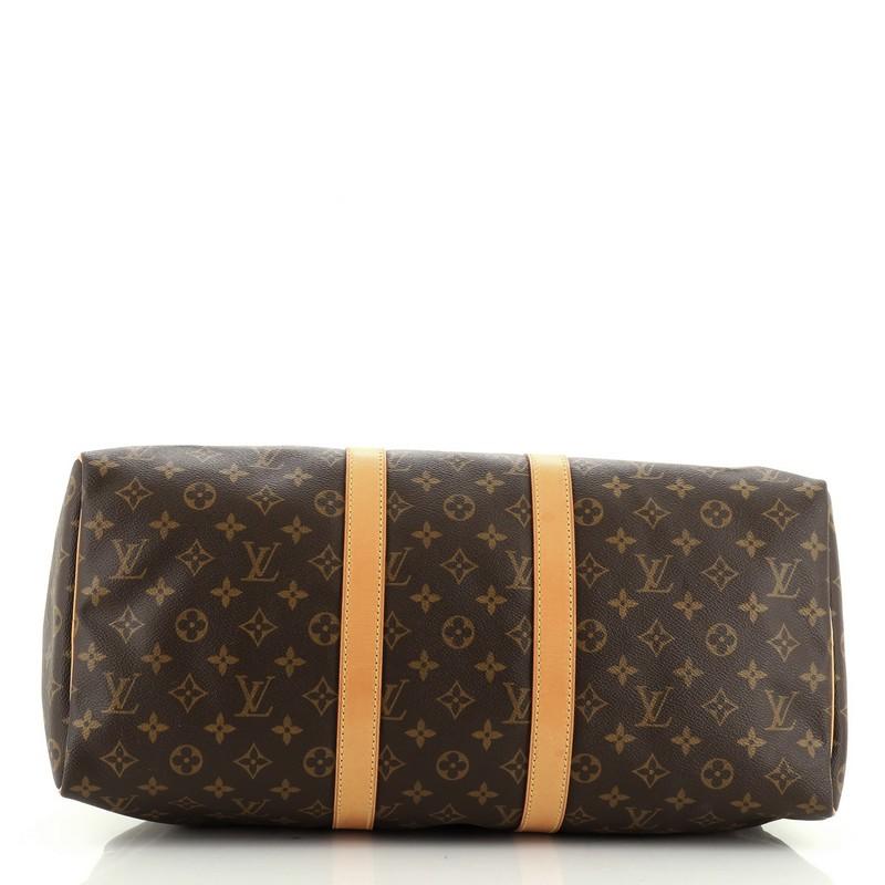 Louis Vuitton Keepall Bag Monogram Canvas 45 In Good Condition In NY, NY
