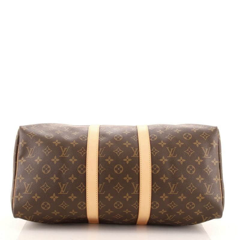 Louis Vuitton Keepall Bag Monogram Canvas 45 In Good Condition In NY, NY